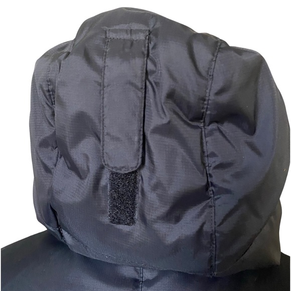 Black Precision Mountainwear Black Coat with Detachable Hood - Picture 4 of 15